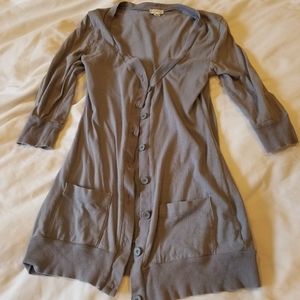 Long slimfit cardigan